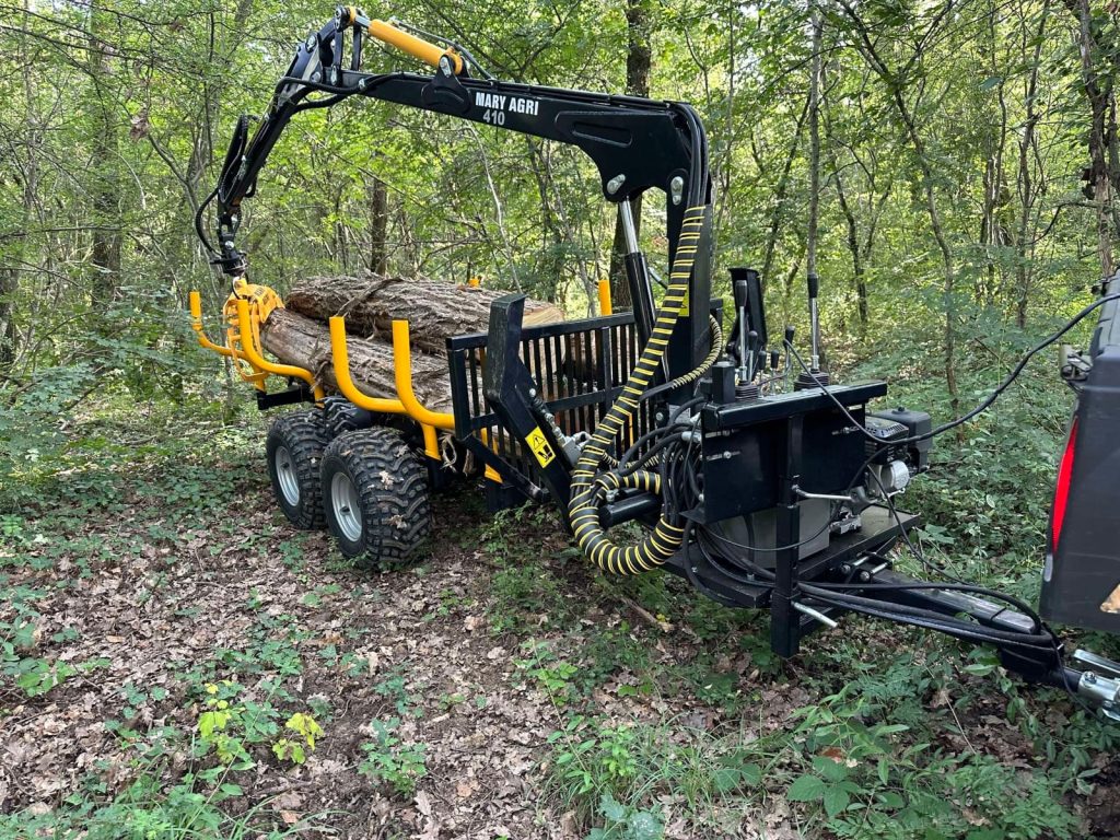 Remorque forestière pour quad